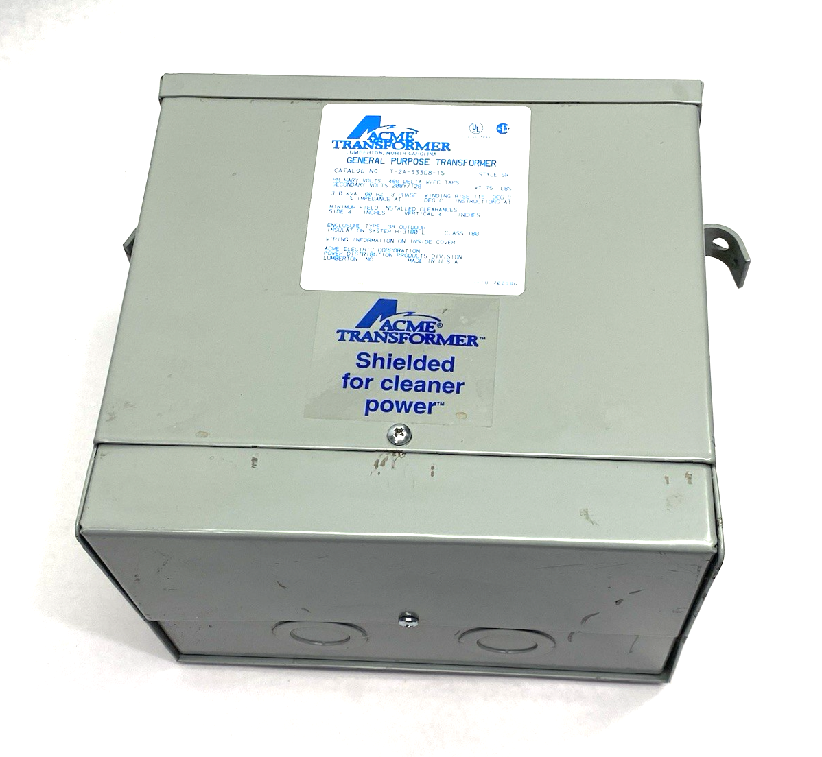 Acme Electric T-2A-53308-1S Gen. Purpose Transformer, Ecapsulated, 3-Phase 3kVA - Maverick Industrial Sales