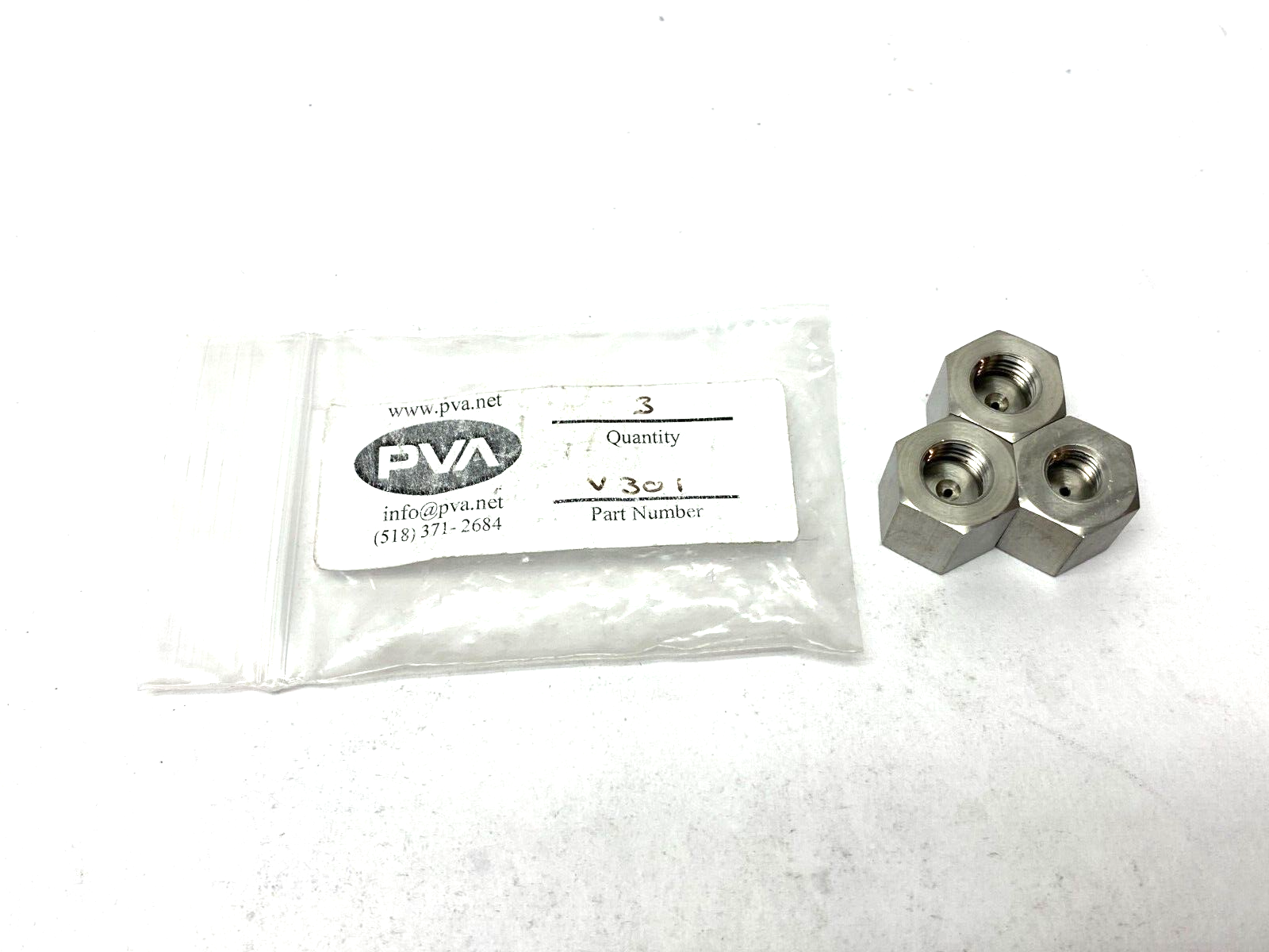 PVA V301 Fluid Dispensing Parts LOT OF 3 - Maverick Industrial Sales