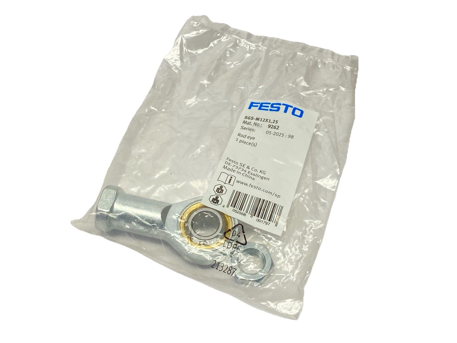 Festo SGS-M12X1.25 Rod Eye 9262 - Maverick Industrial Sales