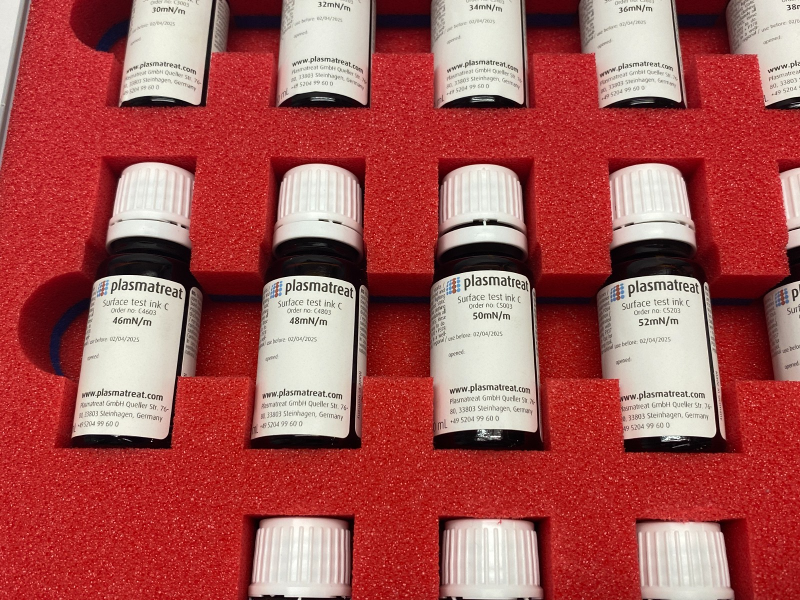 Plasmatreat CGS02 Surface Test Inks Kit C, Ethanol, 10ml Bottles - Maverick Industrial Sales