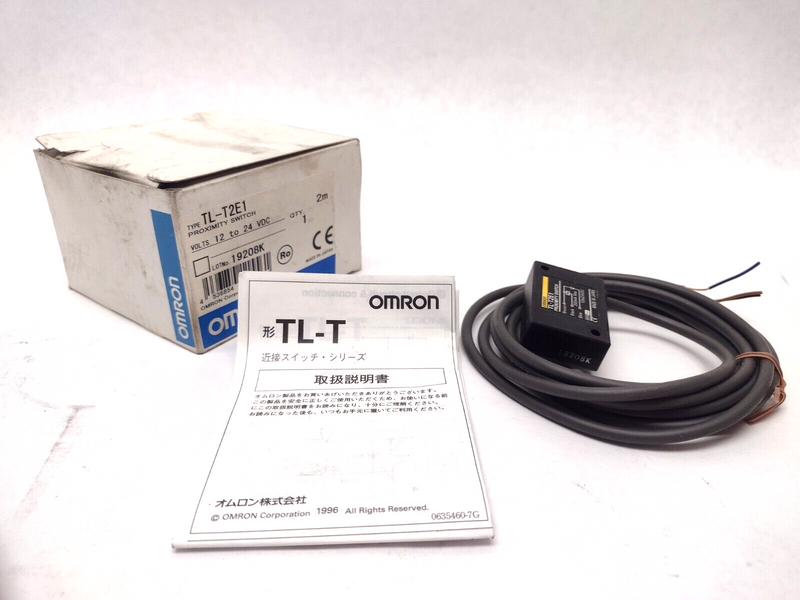 Omron TL-T2E1 12-24V Proximity Switch 2m 456854115561 - Maverick Industrial Sales