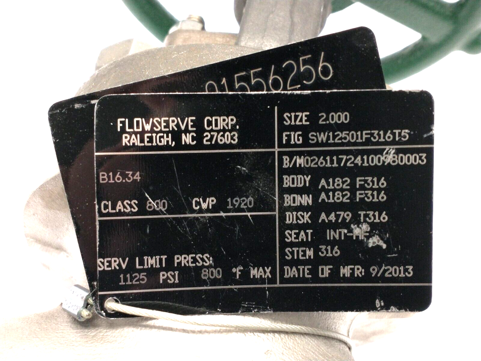 Flowserve VOGT 02611724100980003 2" 800# SS Globe Valve F316L PZ SW12501F316T5 - Maverick Industrial Sales