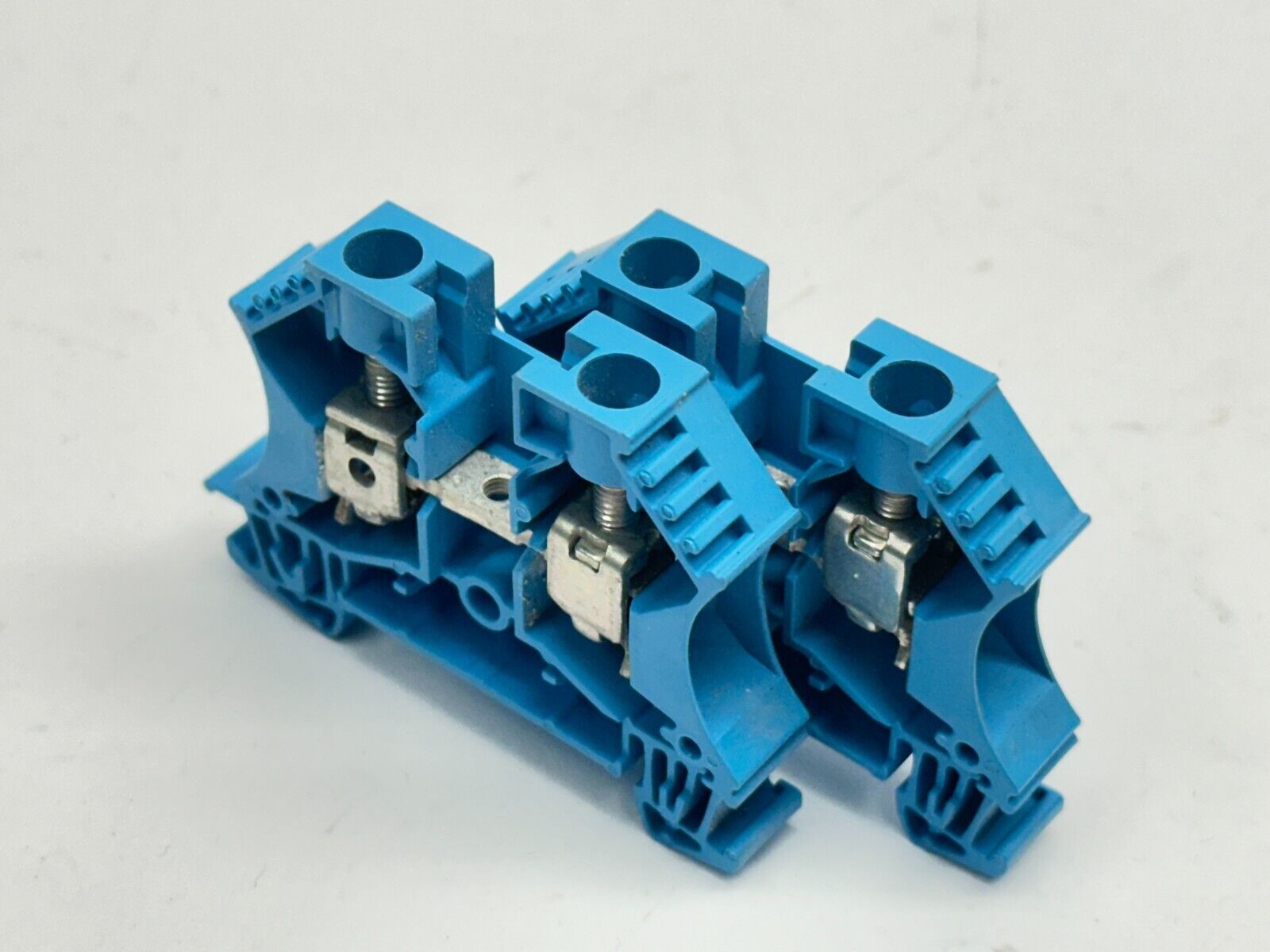 Weidmuller 1020380000 WDU 10 BL Terminal Block 57A 1000V LOT OF 2 - Maverick Industrial Sales