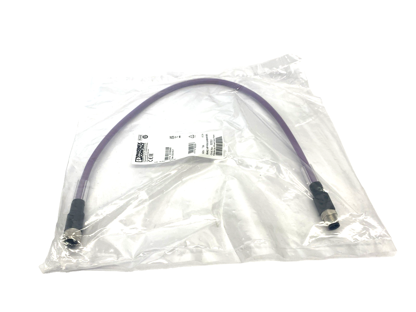 Phoenix Contact SAC-5P-M12MS/0,5-920/M12FS Bus System Cable M12 M-F 1507531 - Maverick Industrial Sales
