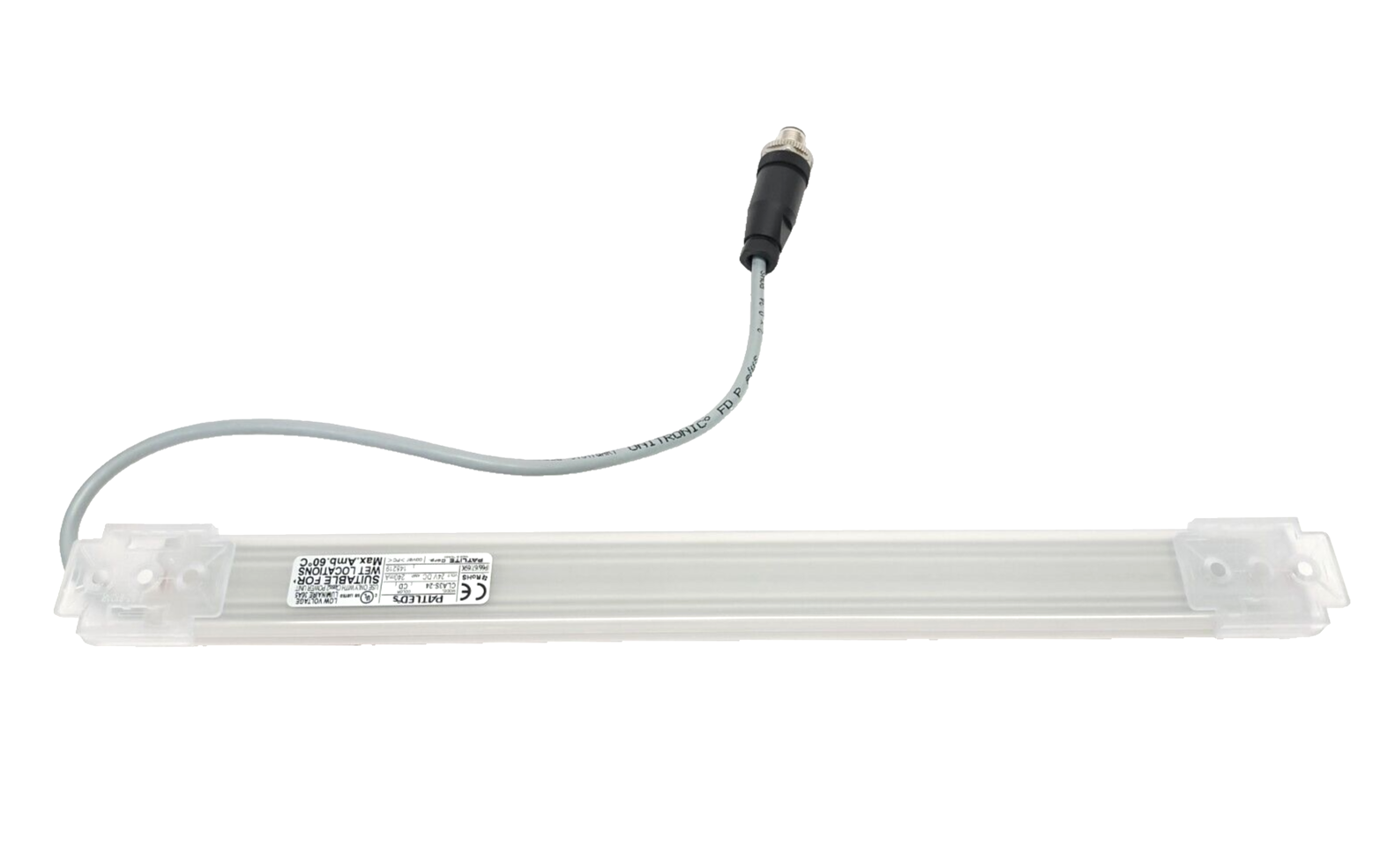 Patlite CLA3S-24A-CD 300mm Light Bar, Water and Oil Resistant, 24V DC White LED - Maverick Industrial Sales