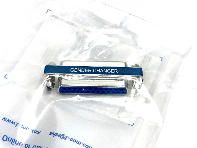 L-Com DGB25F Slimline Gender Changer, DB25 Female/Female - Maverick Industrial Sales