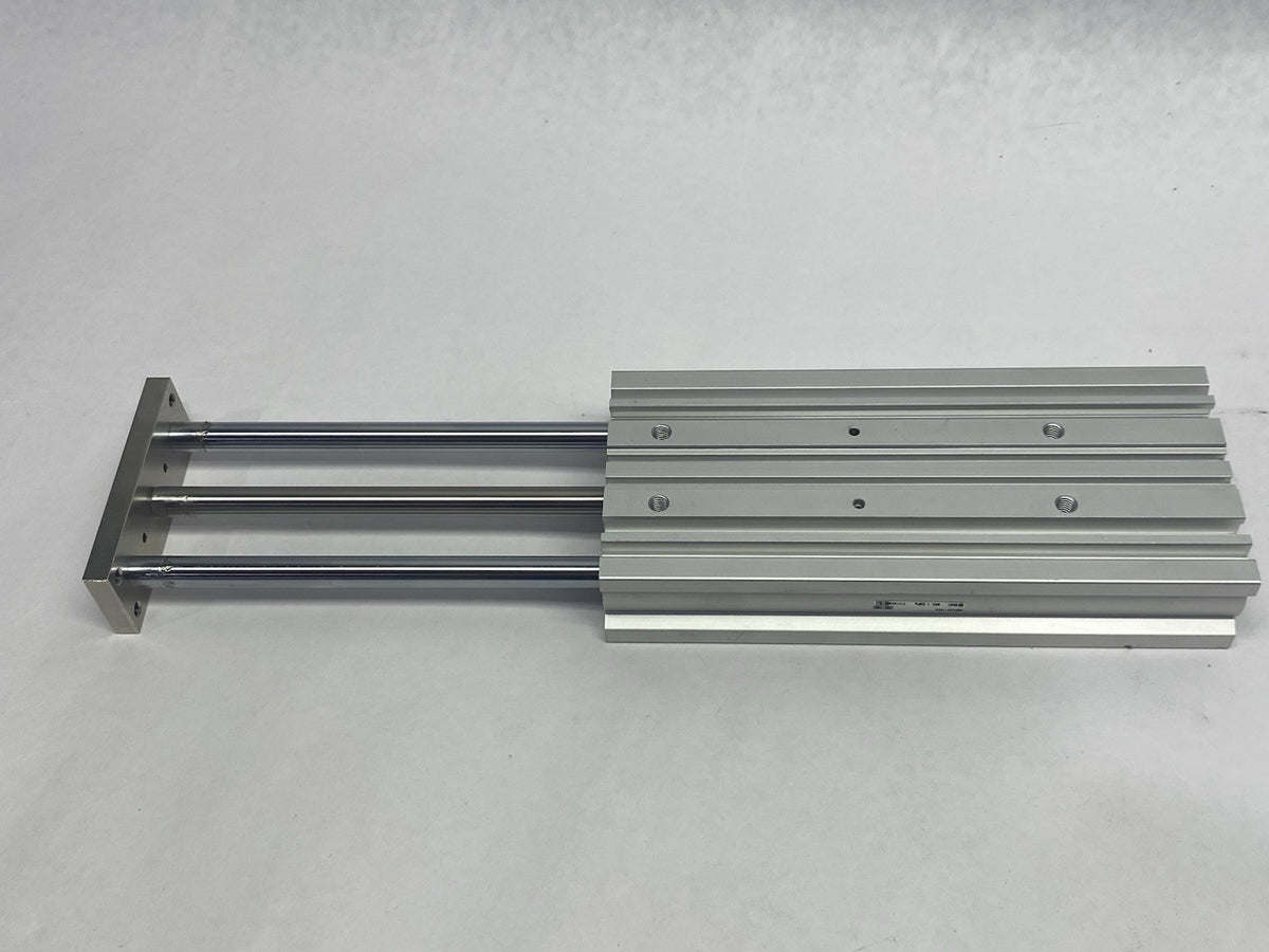 MGPL20-150Z | SMC Compact Slide Bearing Guided Cylinder 150mm Stroke 20mm Bore - Used - Maverick Industrial Sales