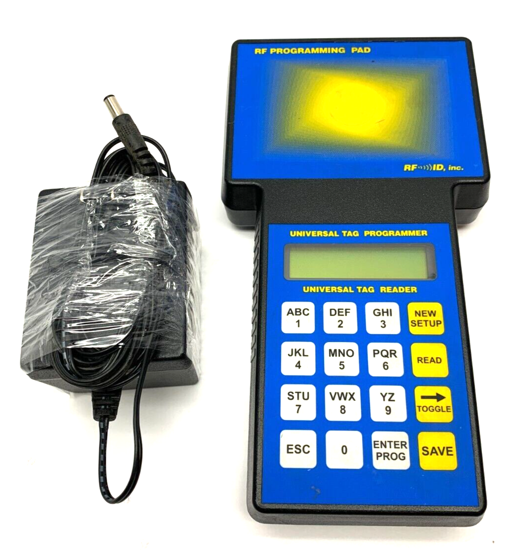 RFID 1062 RF Programming Pad Universal Tag Programmer w/ Class 2 Trans. Pwr Sply - Maverick Industrial Sales