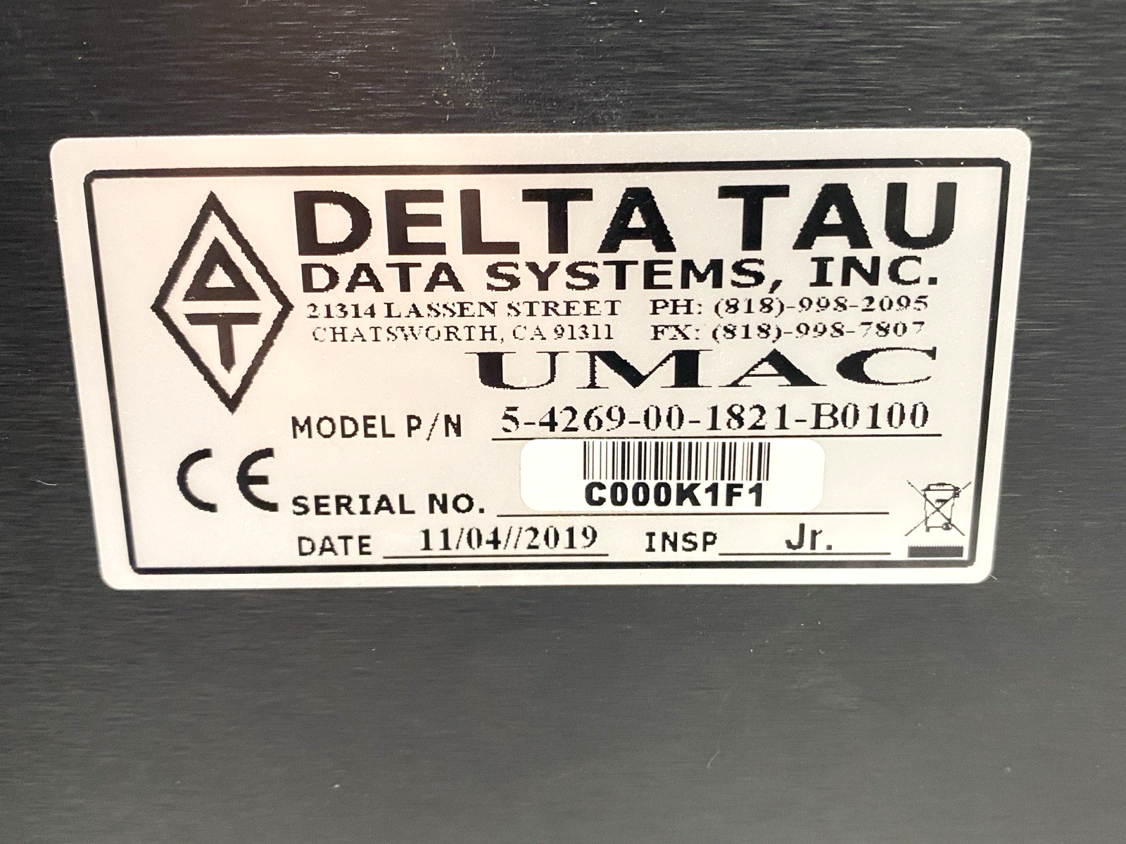 Delta Tau 5-4269-001821-B0100 AC Power Supply 240V - Maverick Industrial Sales