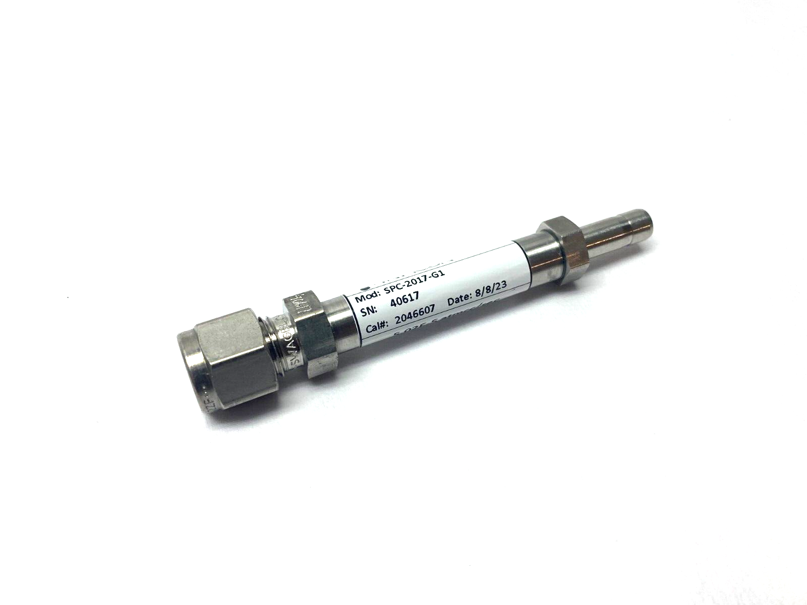 Inficon SPC-2017-G1 Helium Leak Detection Vacuum Jet Nozzle 5.02E-5 atmcc/sec - Maverick Industrial Sales