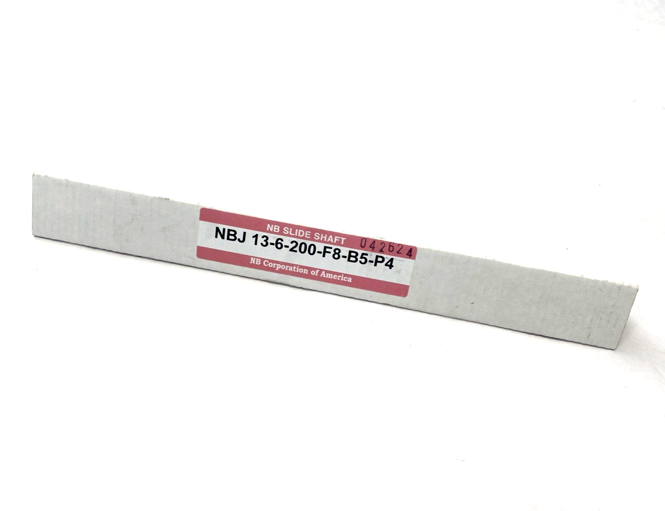 NB NBJ 13-6-200-F8-B5-P4 Slide Shaft, Threaded, 6mm Dia. 200mm Length 5599N114 - Maverick Industrial Sales