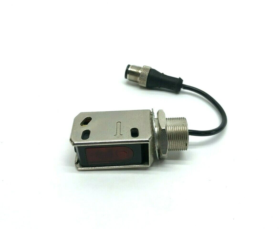 Banner QS18VN6LAFQ5 Class 1 Laser Sensor, 10-30VDC w/ SMBOS18A Bracket - Maverick Industrial Sales