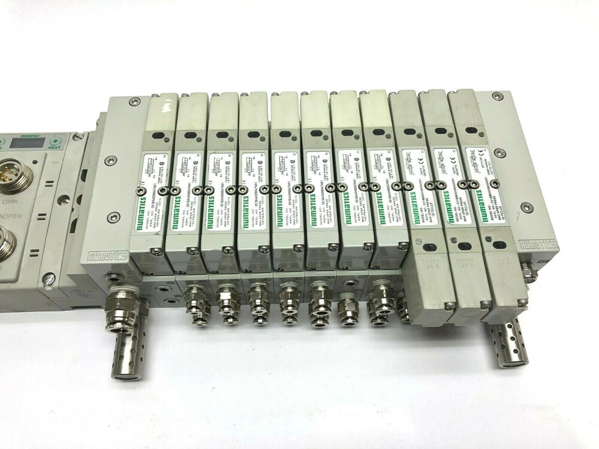 240 | Numatics -210, -291, 219-828 Manifold Block / Valve Assembly - Used - Maverick Industrial Sales