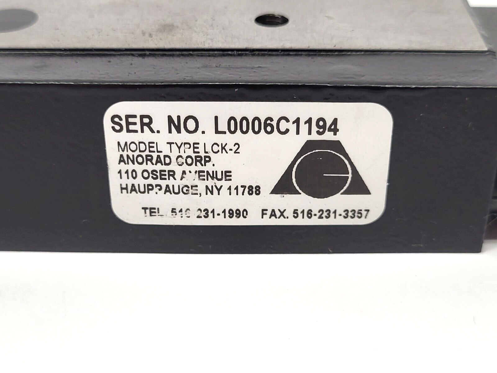 Anorad LCK-2 Linear Motor L0006C1214 - Maverick Industrial Sales