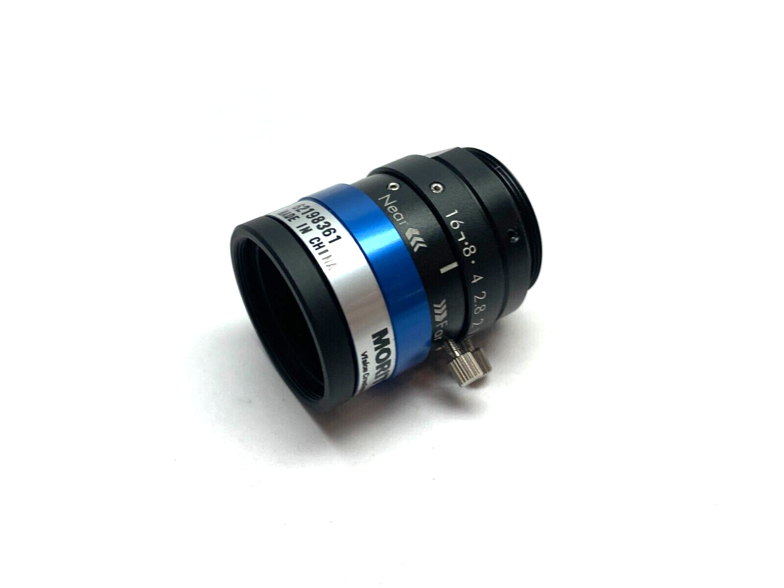 Moritex ML-M2516UR Camera Lens Manual Focus, 25 mm, 2/3", C-Mount - Maverick Industrial Sales