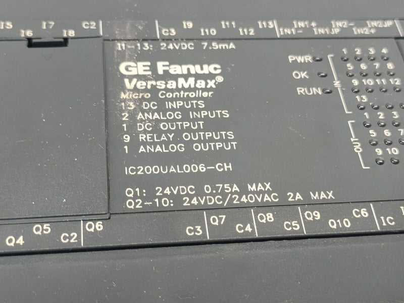 GE Fanuc IC200UAL006-CH VersaMax Micro Controller PLC - Maverick Industrial Sales