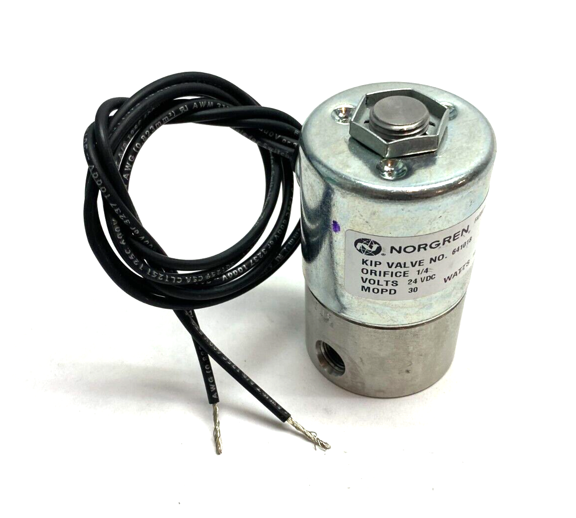 Norgren Kip 641018-24VDC Pneumatic Valve 1/4" NPT Ports 24VDC 10W - Maverick Industrial Sales