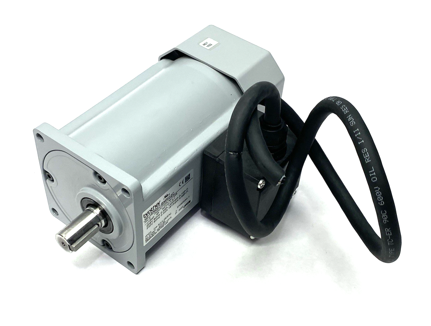 GF15N007-BMRG2C | Brother Induction Motor 3-Phase, 7.5:1 Ratio 1/10HP - Used - Maverick Industrial Sales