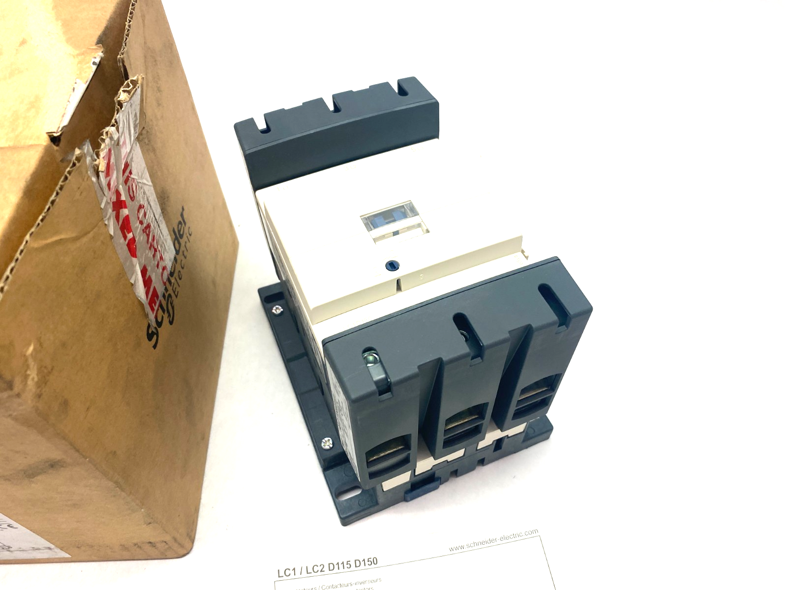 Schneider Electric LC1 D150G7 TeSys Deca Nonreversing IEC Contactor 3-Phase - Maverick Industrial Sales