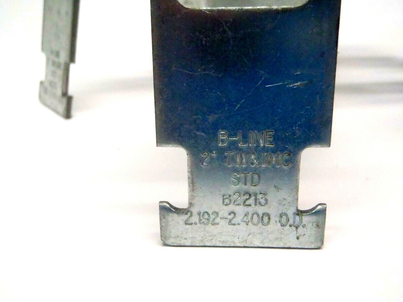 B-Line B22213 Steel Zinc Clamp Straps 2 Inch TW IMC LOT OF 5 SETS - Maverick Industrial Sales