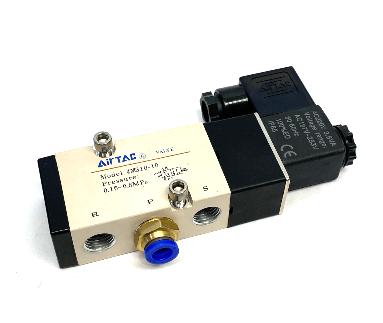 4M310-10 | Airtac Solenoid Valve 5/2-Way NAMUR Series, Internal Pilot - New – Open box - Maverick Industrial Sales