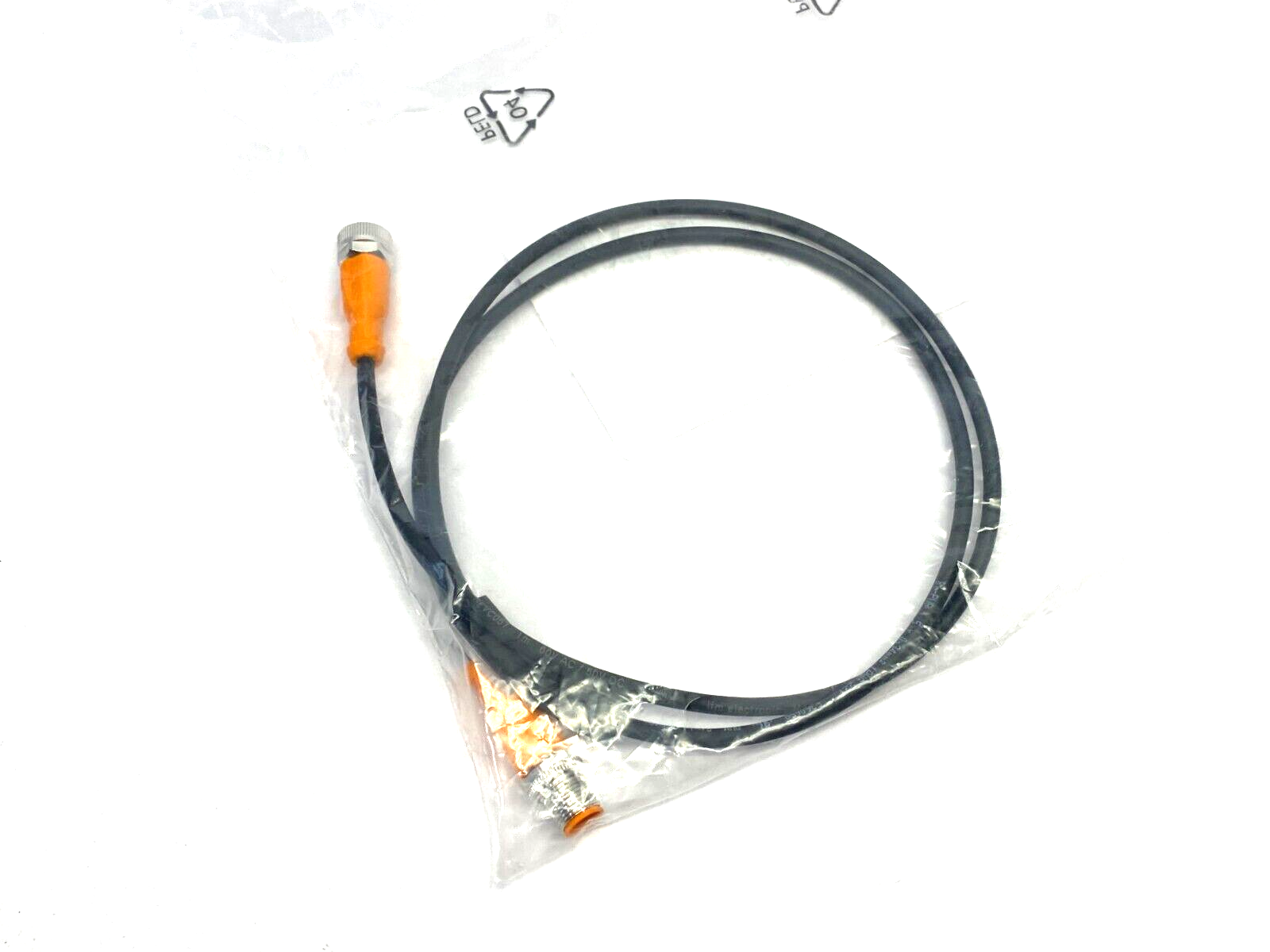 Ifm EVC057 Double Ended Connection Cable M12 5-Pin VDOGH050MSS0001H05STGH050MSS - Maverick Industrial Sales