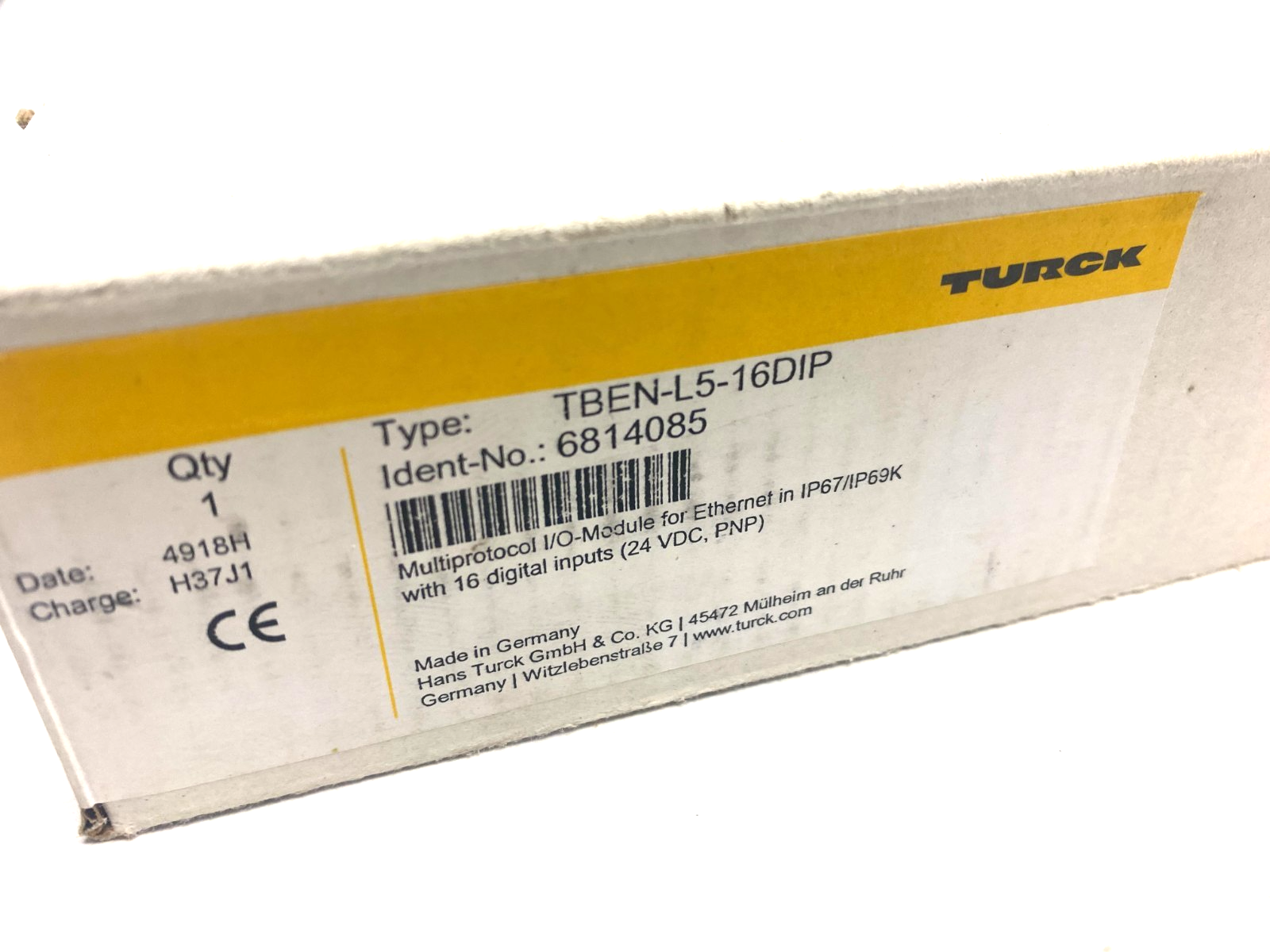 Turck TBEN-L5-16DIP Compact Multiprotocol I/O Module for Ethernet 6814085 - Maverick Industrial Sales