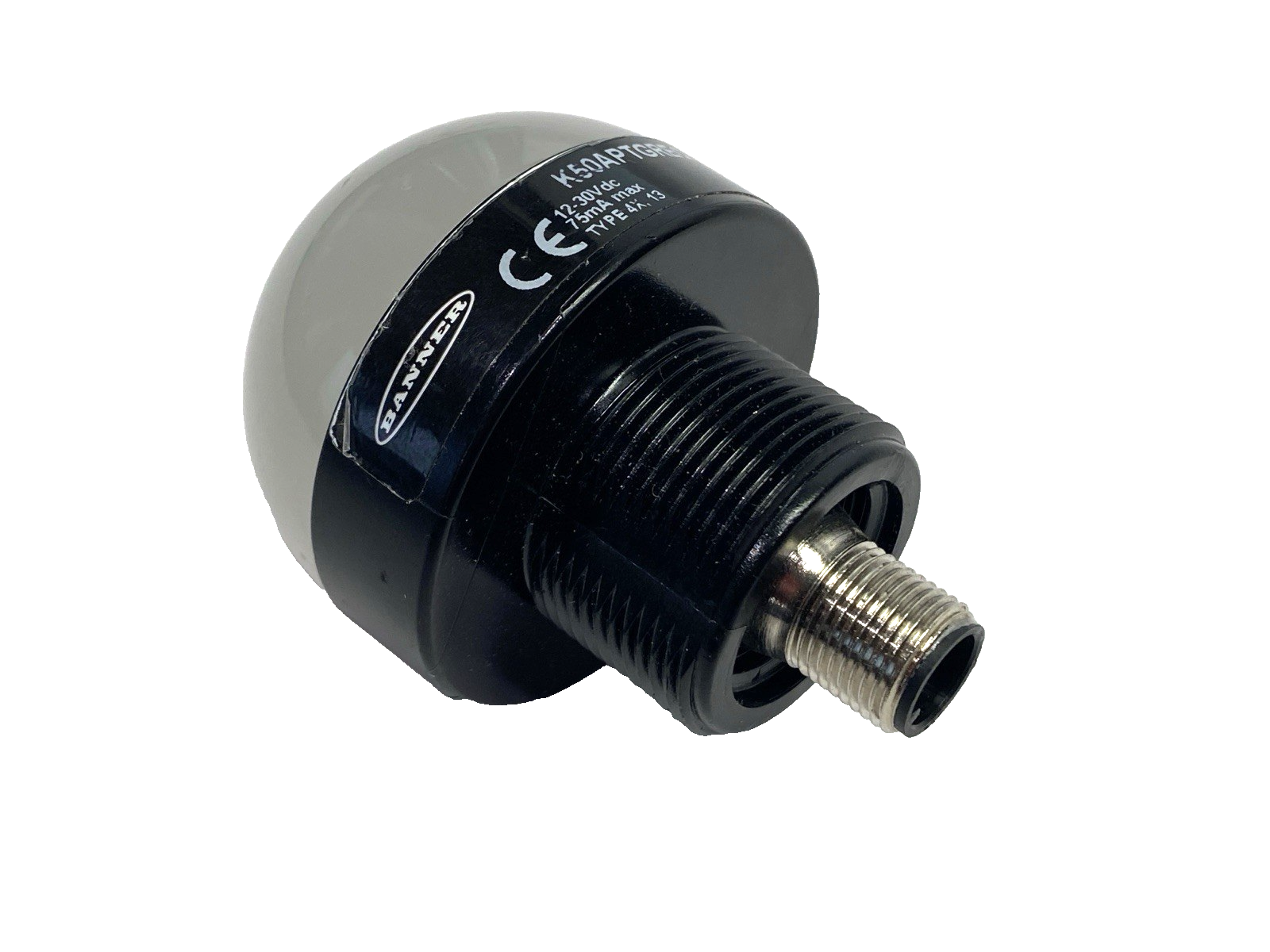 Banner K50APTGREQ Illuminated Touch Button M12 4-Pin 30VDC - Maverick Industrial Sales