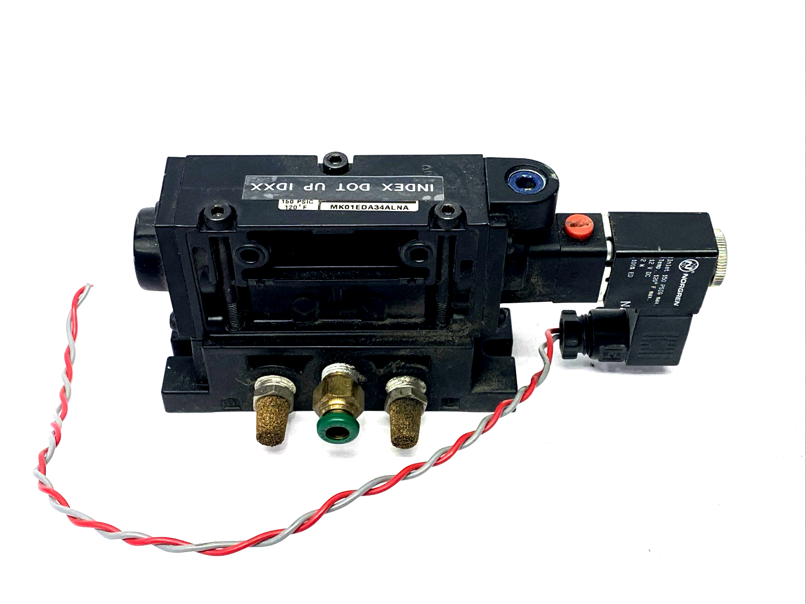 MK01EDA34ALNA | Norgren Pneumatic Solenoid Valve 12VDC 2W - Used - Maverick Industrial Sales