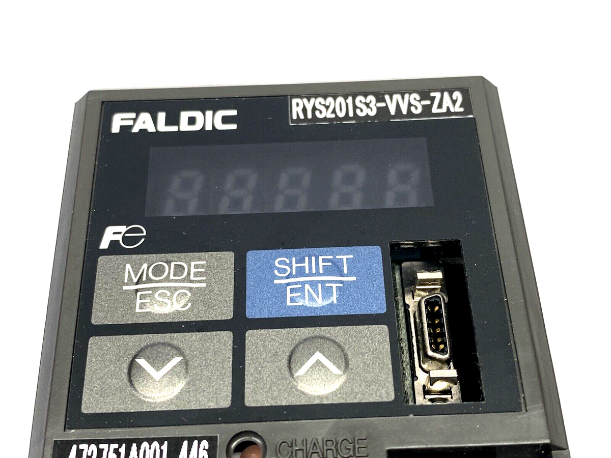 RYS201S3-VVS-ZA2 | Fuji Electric FALDIC Servo Drive 200-230VAC 3PH 200W 1.5A - Used - Maverick Industrial Sales