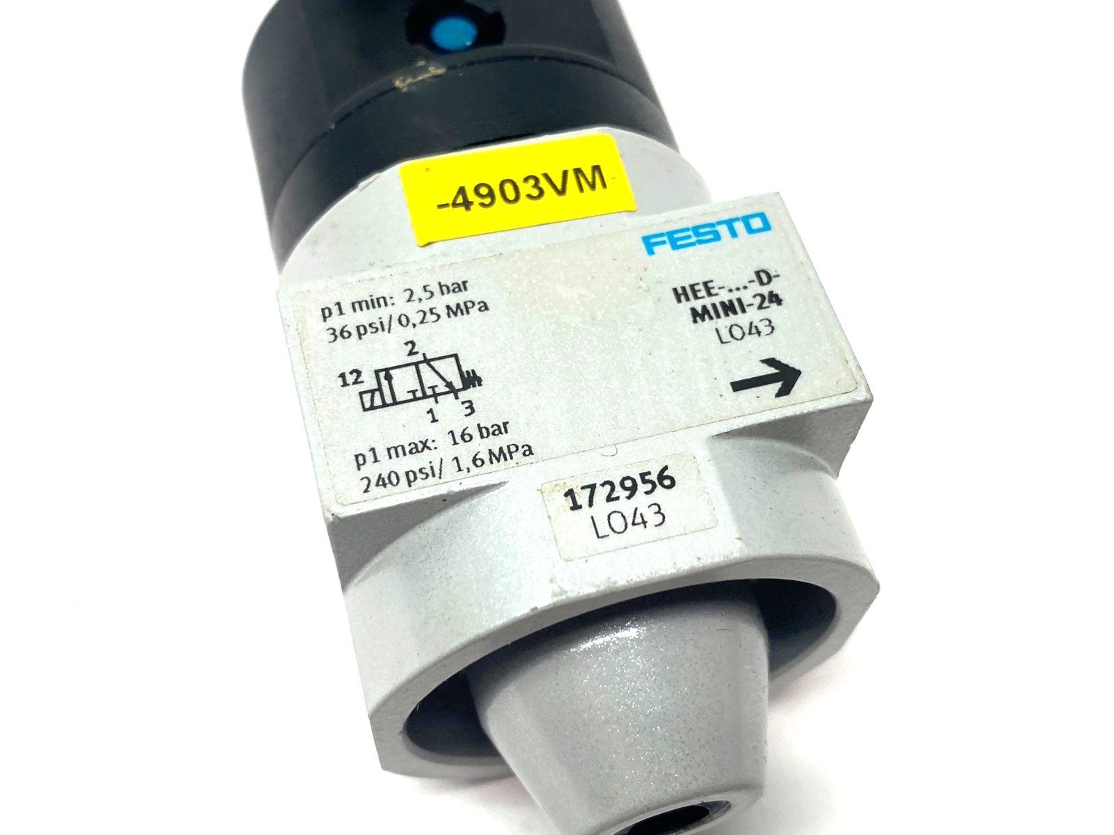 Festo HEE-D-MINI-24 Pilot Controlled On/Off Valve 172956 - Maverick Industrial Sales