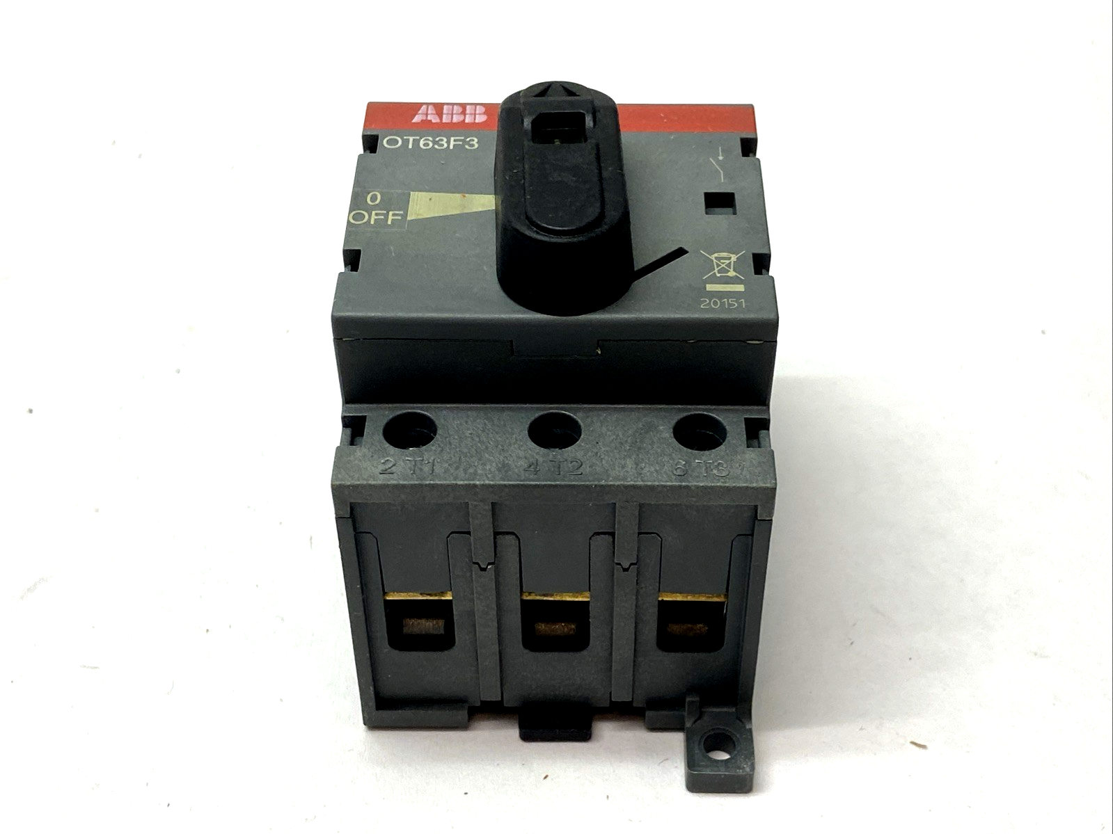 ABB OT63F3 Non-Fused Disconnect Switch 60A 3 Poles 600VAC 1SCA105332R1001 - Maverick Industrial Sales