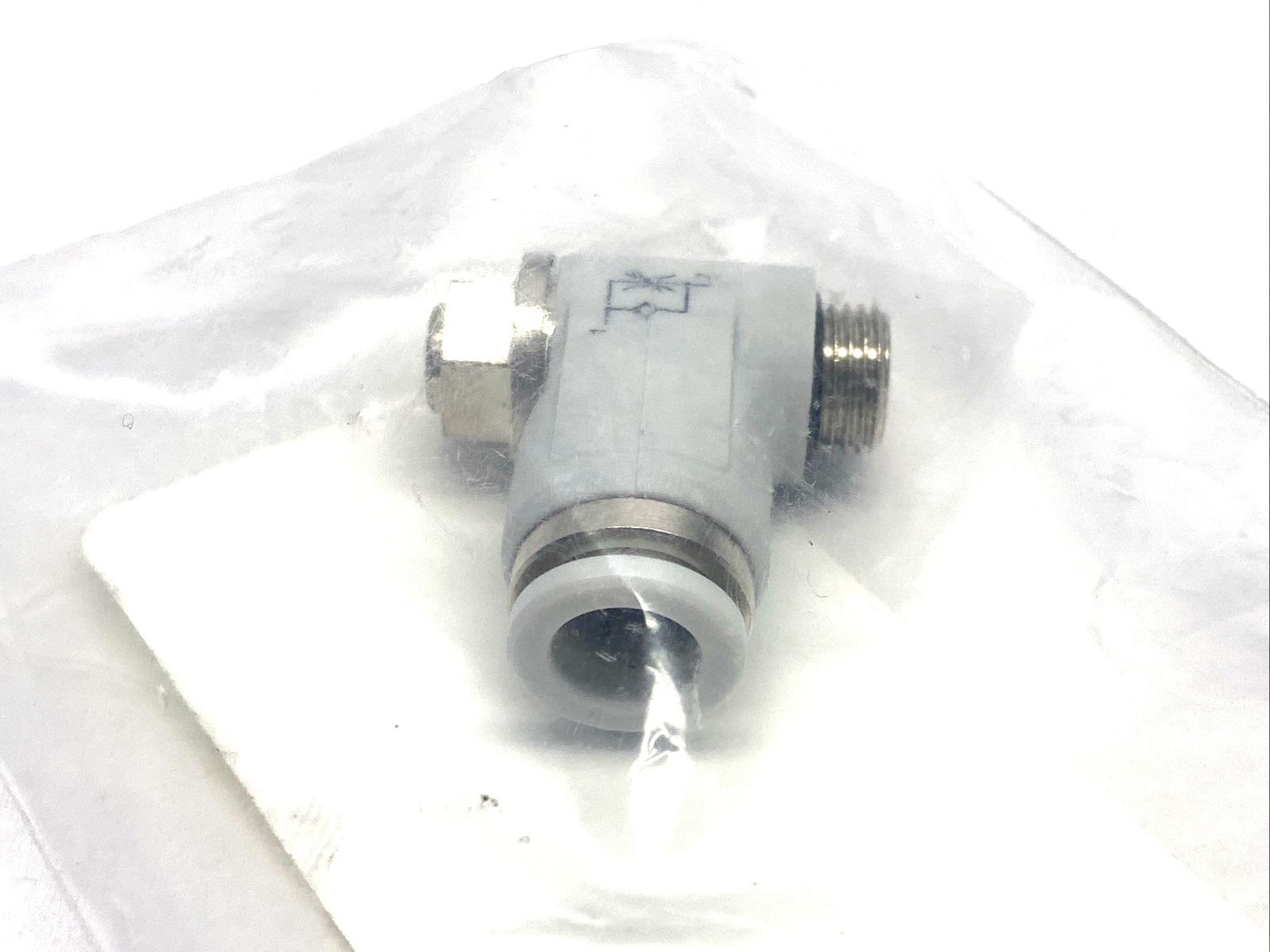 Bosch Rexroth R980025644 HP2/E Pneumatic Flow Control Fitting Kit, 8mm Tube 2-PK - Maverick Industrial Sales