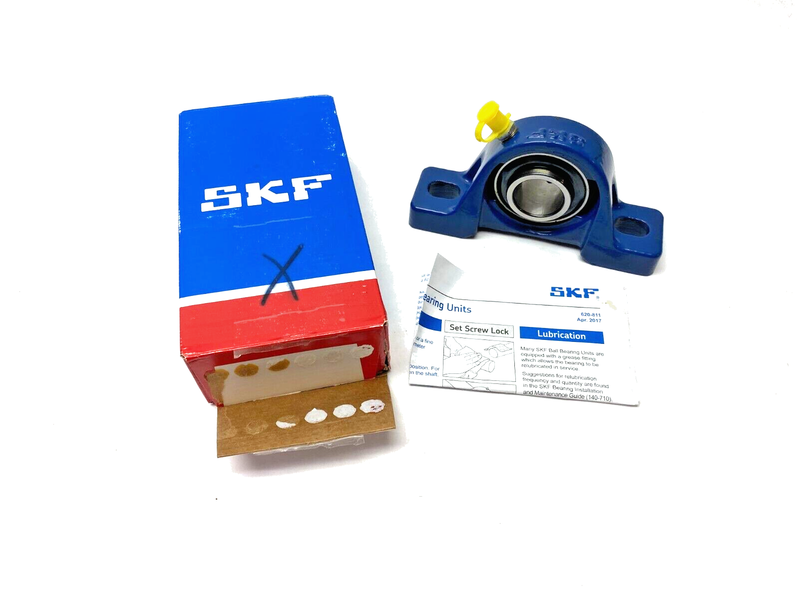 SKF P2B 100-TF Pillow Block Bearing 1" Bore - Maverick Industrial Sales