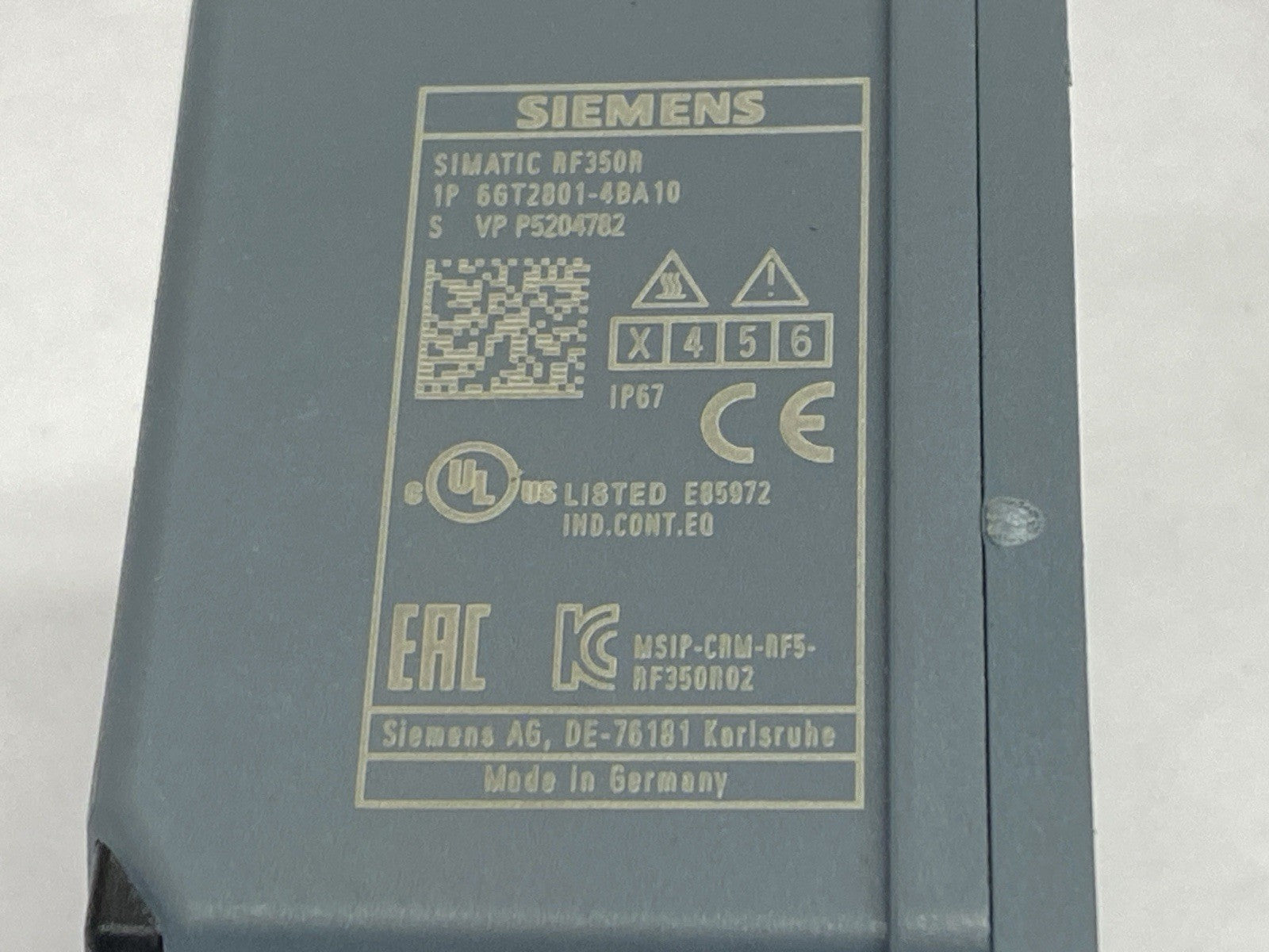 Siemens 6GT2801-4BA10 SIMATIC RF350R Gen 2 Reader RS422 interface - Maverick Industrial Sales