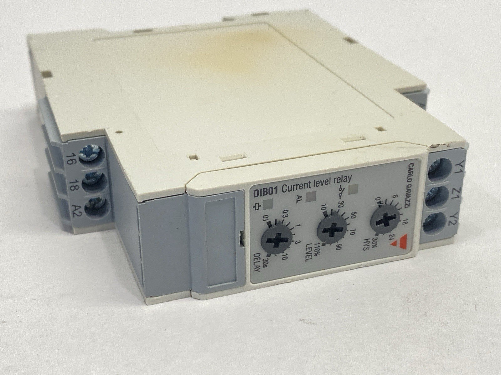 DIB01C7245A | Carlo Gavazzi Current Level Relay 0.1-5A - Used - Maverick Industrial Sales
