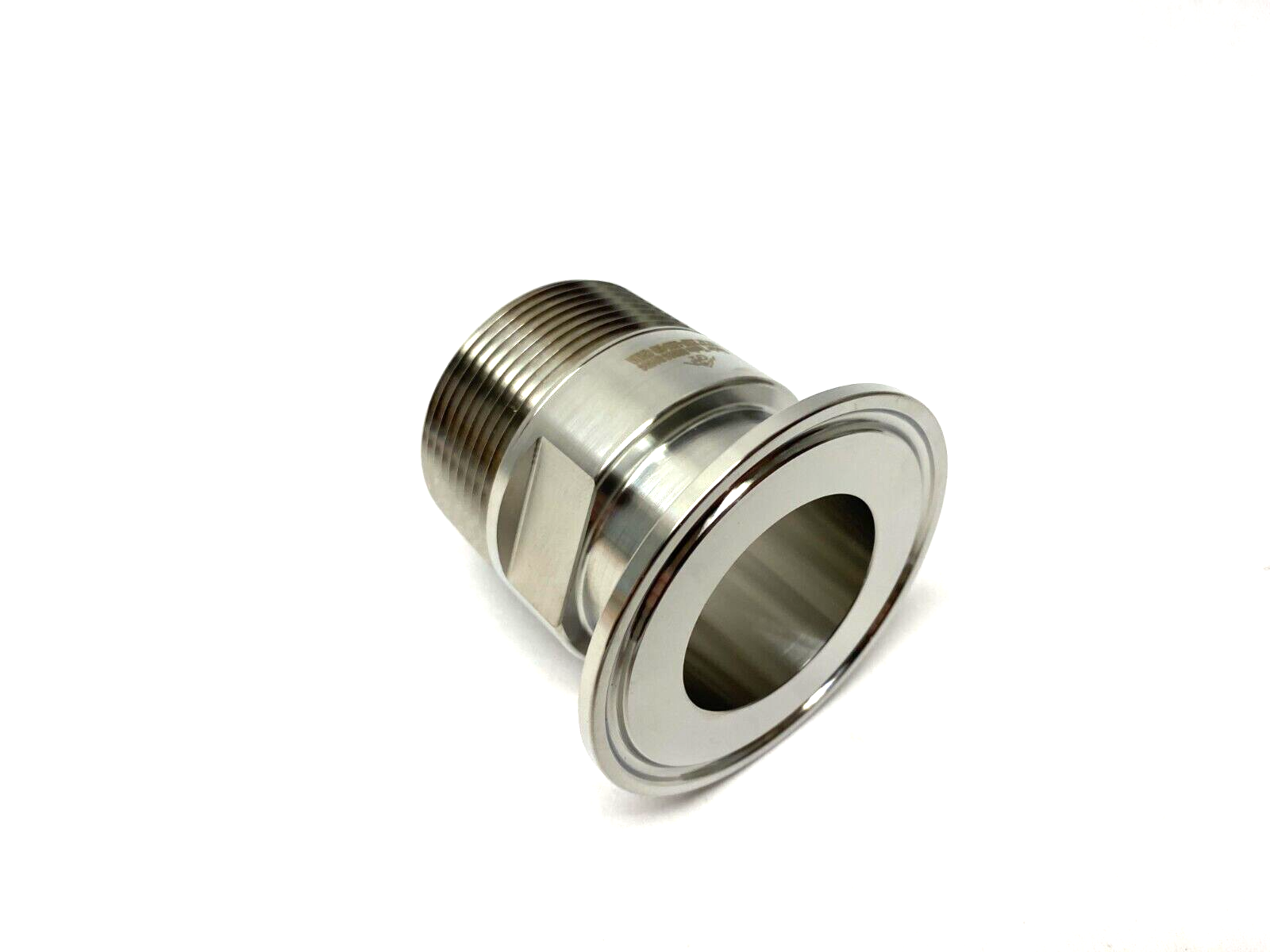 21MP-G200-150 | Glacier Tanks Stainless Tri Clamp 2" to Male NPT 1.5" Fitting - New Other - Maverick Industrial Sales