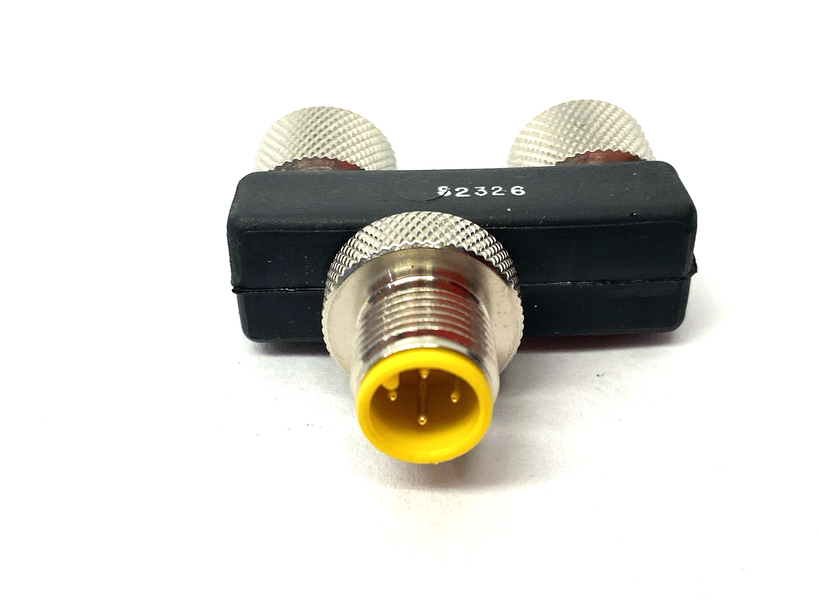 Lumberg ASBS 2 M12-S2326 Y-Shape Micro Splitter Connector M12 4-Pin 600000113 - Maverick Industrial Sales