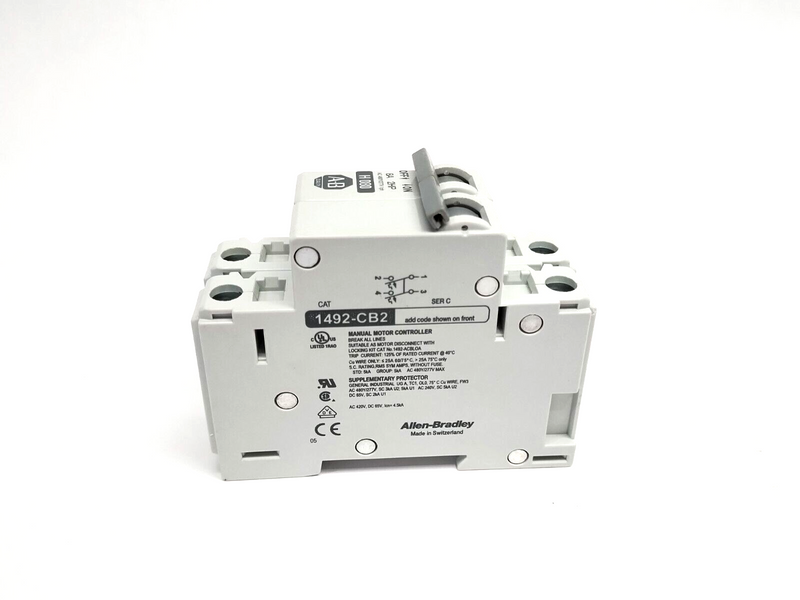 Allen Bradley 1492-CB2H080 Ser. C Miniature Circuit Breaker 8A 2HP - Maverick Industrial Sales