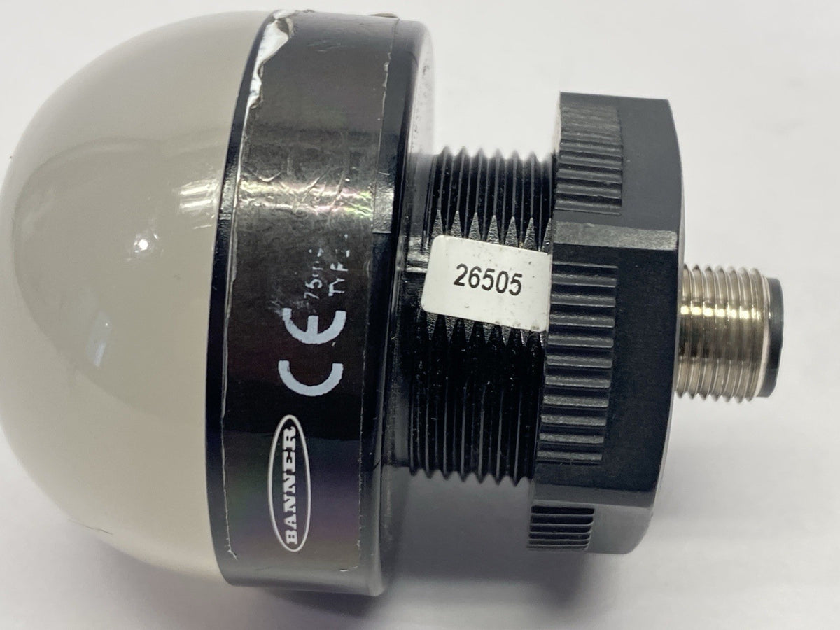 Banner K50APTGRYF2Q 50mm 3-Input-Color Touch Sensor Red Green Yellow 26505 - Maverick Industrial Sales