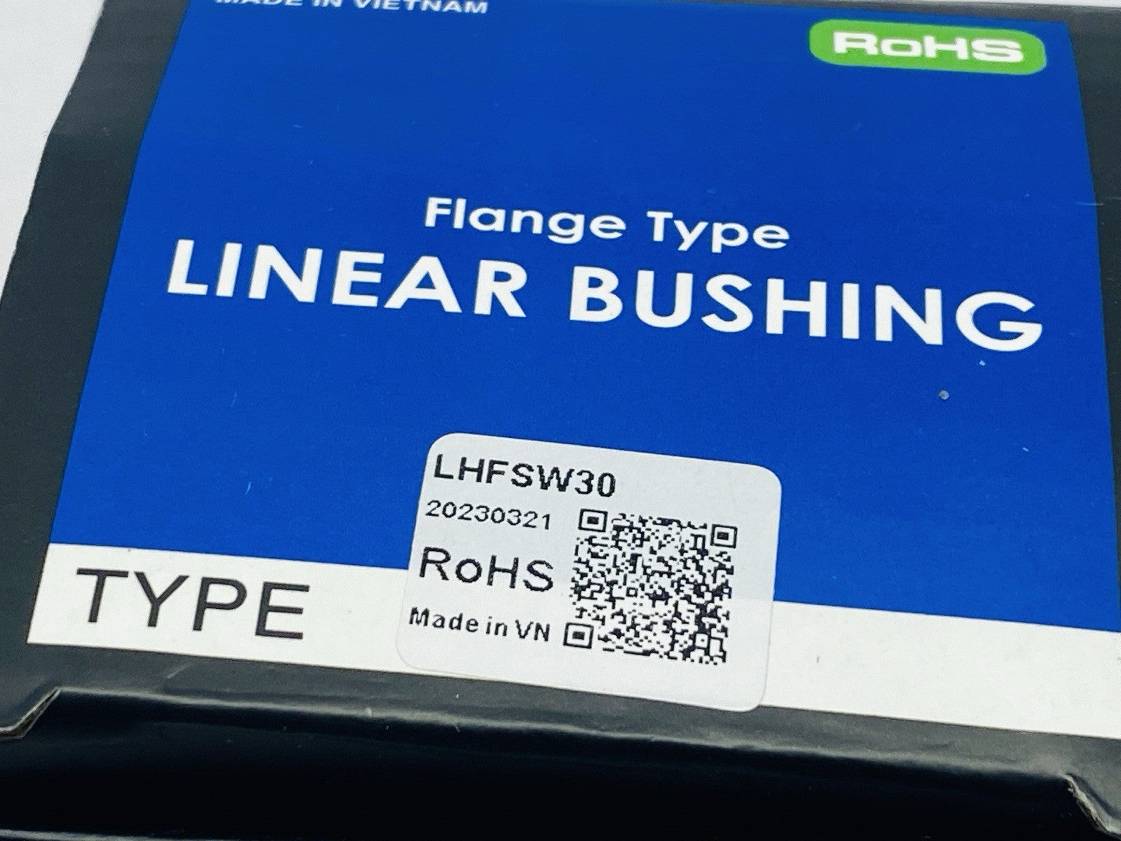 Misumi LHFSW30 Flanged Linear Ball Bearing 30mm Dia 123mm Length 45mm OD - Maverick Industrial Sales