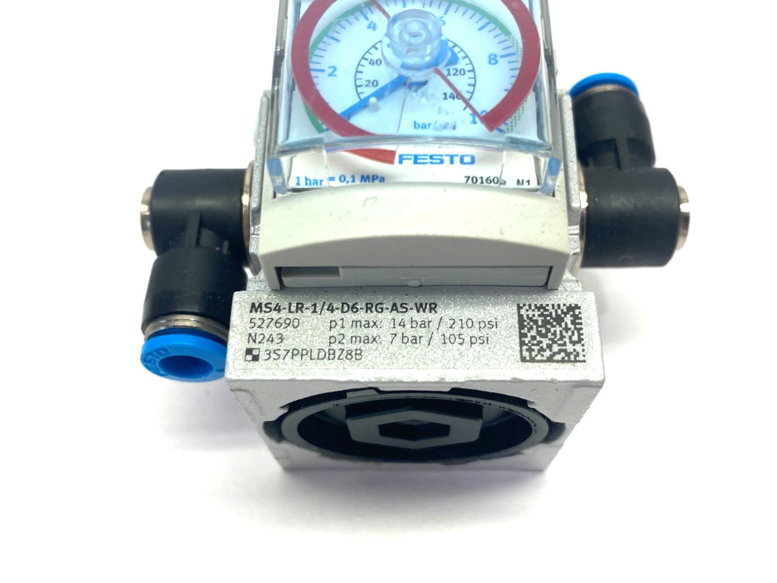 Festo MS4-LR-1/4-D6-RG-AS-WR Pressure Regulator 1/4" Ports 527690 - Maverick Industrial Sales