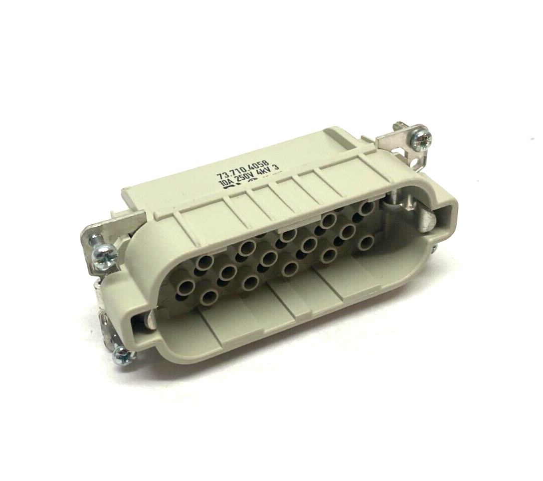 Wieland 73.710.4058 Heavy Duty Connector Insert 40+PE Contacts - Maverick Industrial Sales