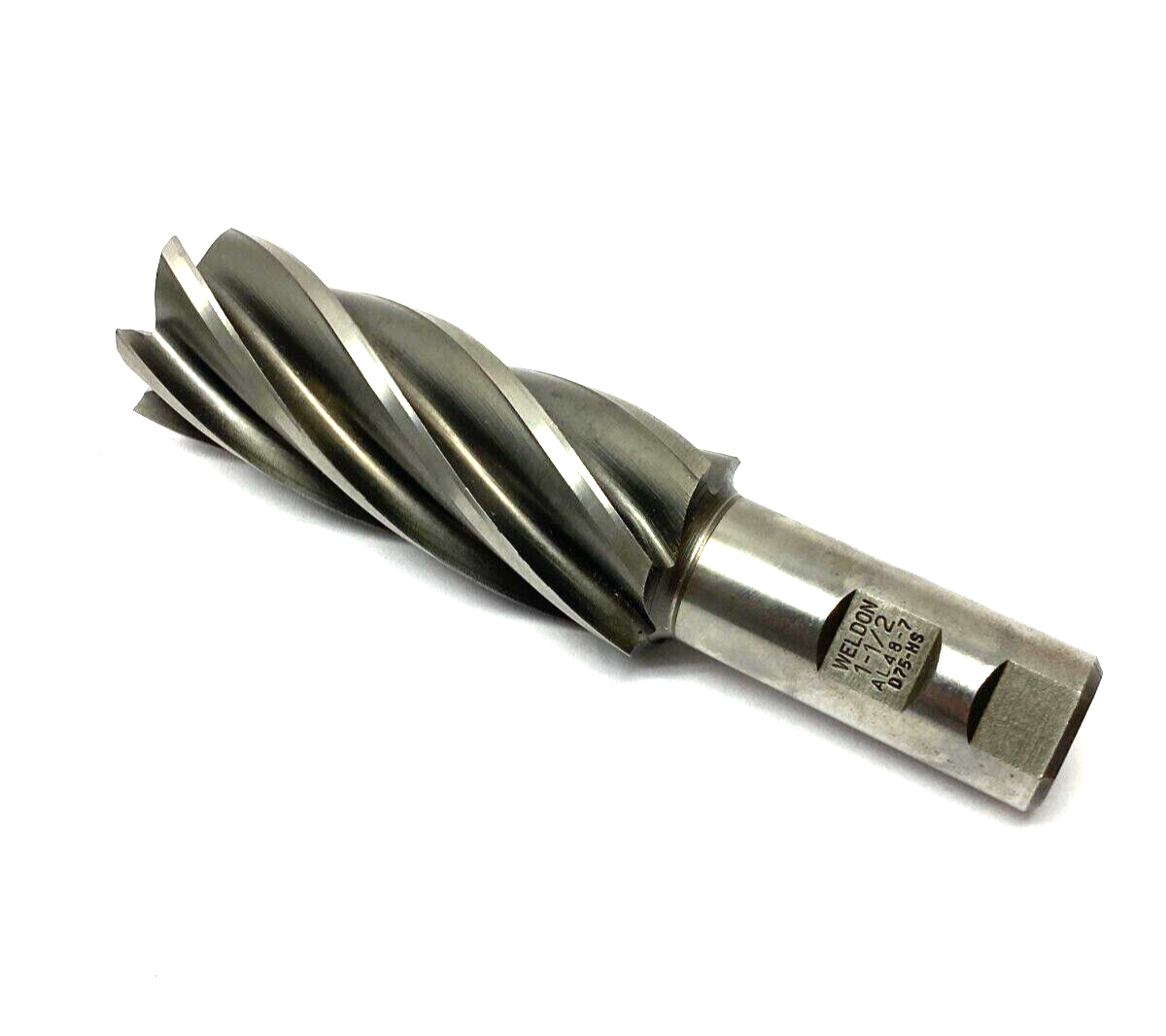Weldon AL48-7 Tubular Cutting End Mill Shank 1-1/2" 4-LOC 6-Flute D75-HS - Maverick Industrial Sales