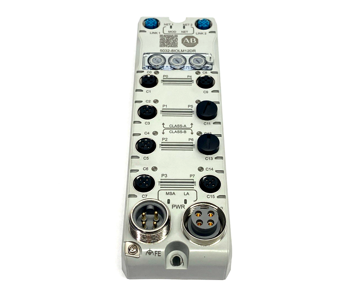 5032-8IOLM12DR | Allen Bradley Ser. A 5032 8Ch IO-Link Master Mini 4-Pin - Used - Maverick Industrial Sales