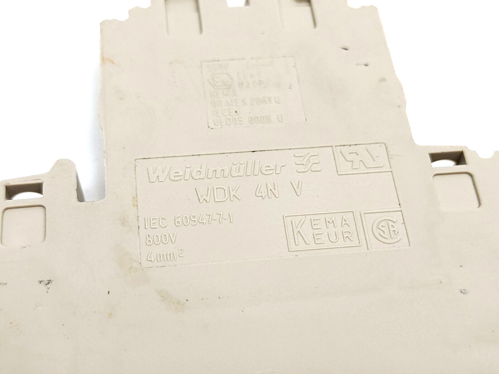 Weidmüller WDK 4N V Terminal Block 4mm 800V 32A Dark Beige 1041910000 LOT OF 10 - Maverick Industrial Sales