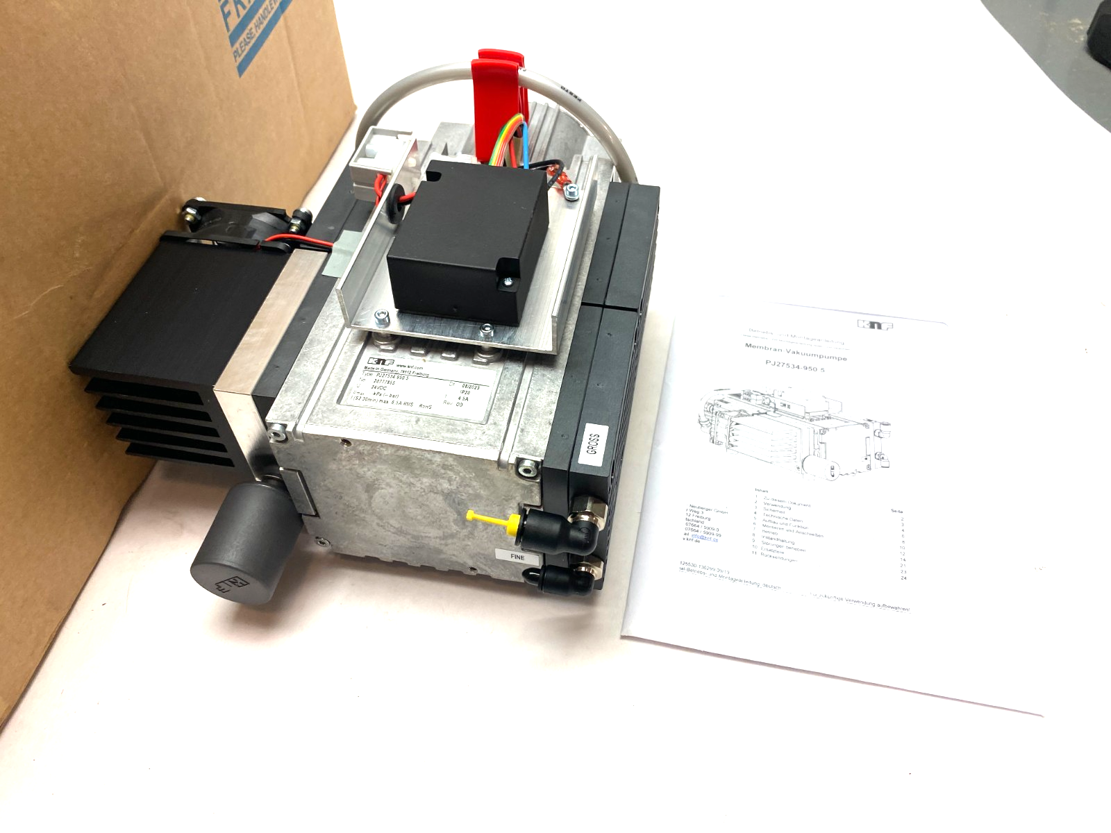 KNF Group PJ27534-950.5 Membran Vacuum Pump, Inficon 560-330 Backing Pump - Maverick Industrial Sales
