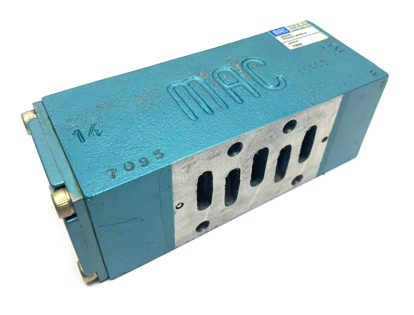 MAC PRA2D-4FBA-9 Pneumatic Manifold w/ Gasket and Set Screws - Maverick Industrial Sales