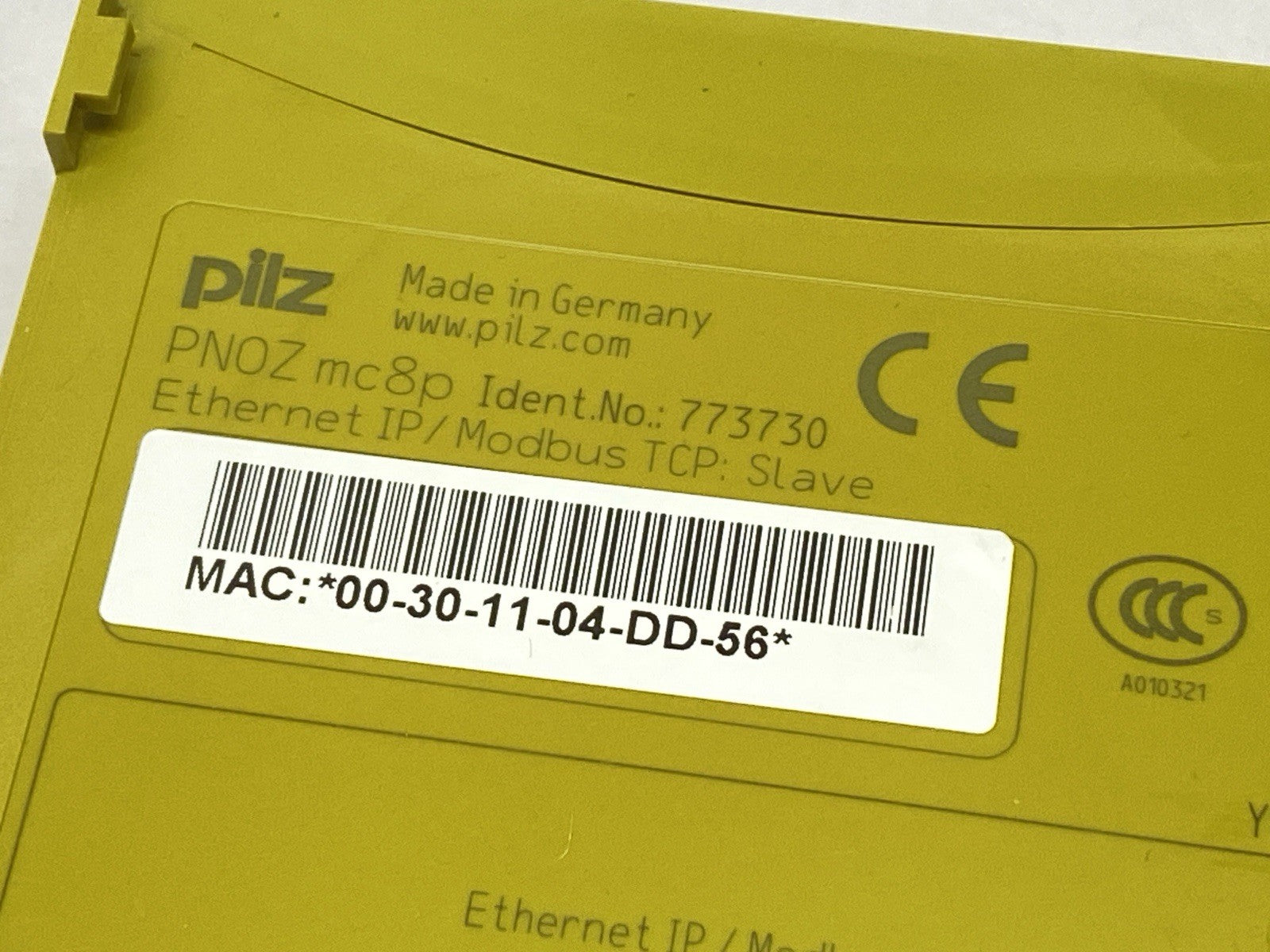 PNOZ mc8p Ethernet IP / Modbus TCP | Pilz Communication Module 773730 - Used - Maverick Industrial Sales