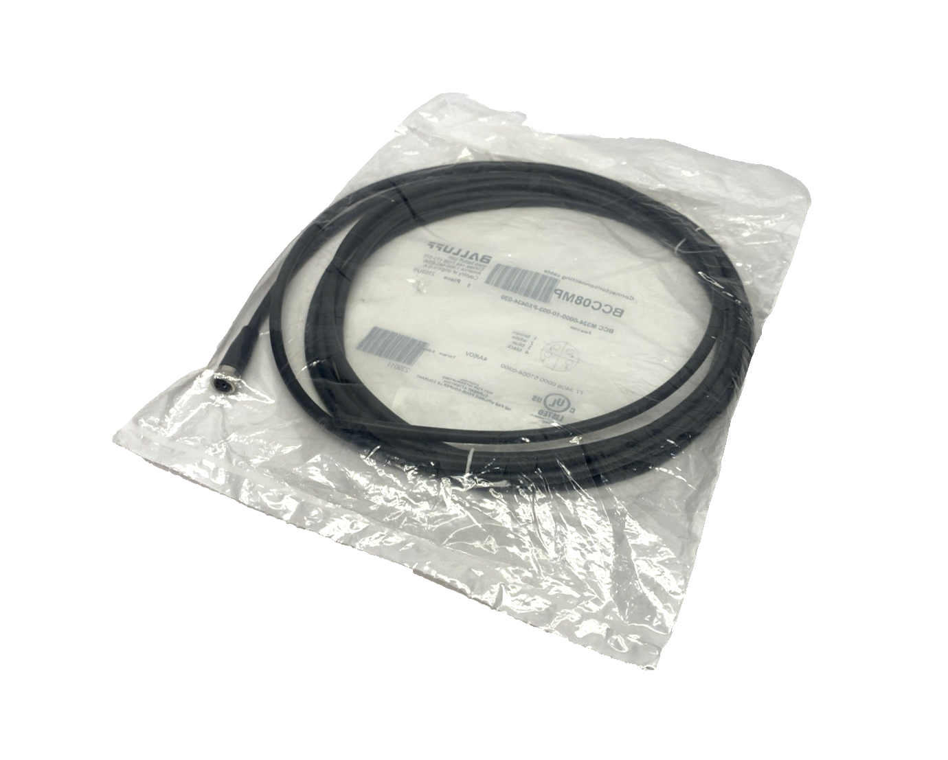 Balluff BCC08MP Cordset M8 4-Pin Female 3m BCC M324-0000-10-003-PX0434-030 - Maverick Industrial Sales